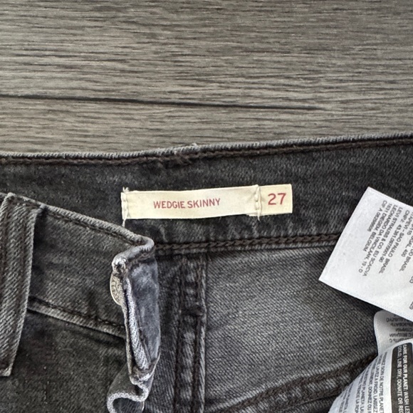 Levi's Charcoal Gray Denim Jeans - Picture 3 of 4